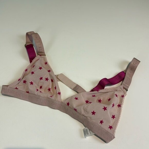 Stella McCartney Lingerie Betty Twinkling Contour Plunge Bra Medium - Picture 3 of 6